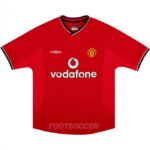 2000-02 Maillot Retro Vintage Manchester United Home