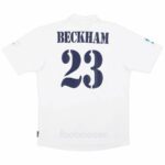 2002-03 MAILLOT RETRO VINTAGE REAL MADRID BECKHAM