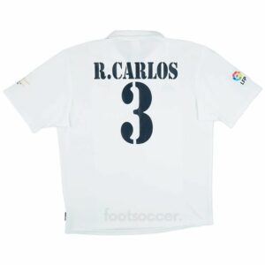 2002-03 MAILLOT RETRO VINTAGE REAL MADRID R.CARLOS