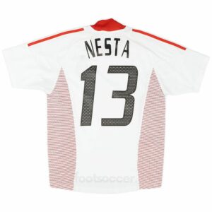 2002-03 Maillot Retro Vintage Milan AC Away Nesta