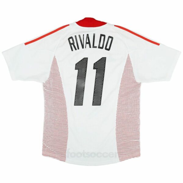 2002-03 Maillot Retro Vintage Milan AC Away Rivaldo