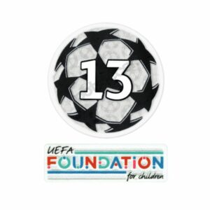 Badge Ligue des Champions 13 et Uefa Foundation