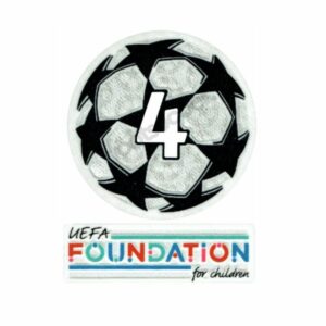 Badge Ligue des Champions 4 et Uefa Foundation