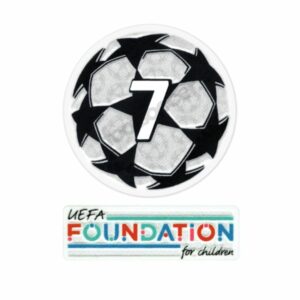 Badge Ligue des Champions 7 et Uefa Foundation