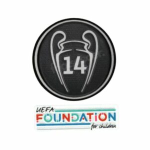 Badge UEFA Champions League Winner 14 et Uefa Foundation