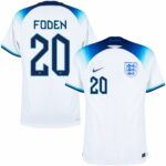 MAILLOT ANGLETERRE DOMICILE COUPE DU MONDE 2022 FODEN