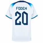 MAILLOT ANGLETERRE DOMICILE COUPE DU MONDE 2022 FODEN