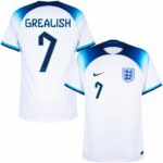 MAILLOT ANGLETERRE DOMICILE COUPE DU MONDE 2022 GREALISH