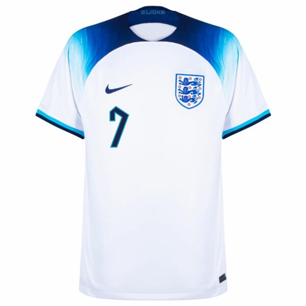 MAILLOT ANGLETERRE DOMICILE COUPE DU MONDE 2022 GREALISH