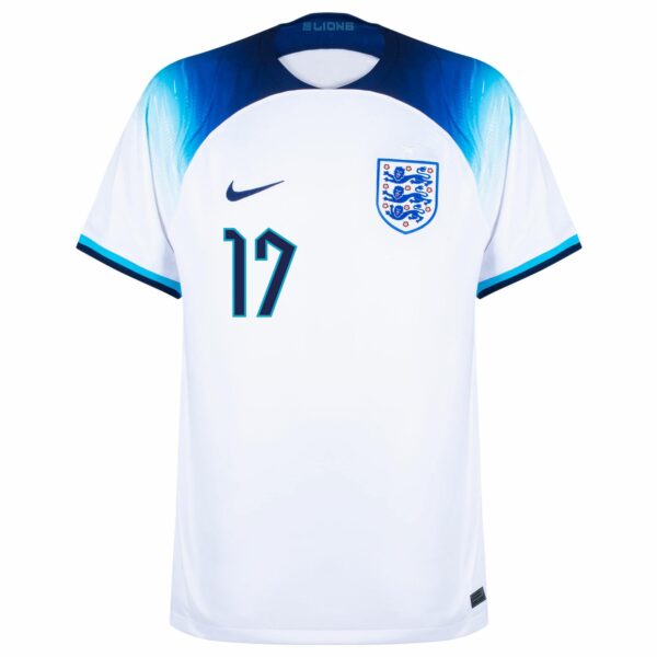 MAILLOT ANGLETERRE DOMICILE COUPE DU MONDE 2022 SAKA