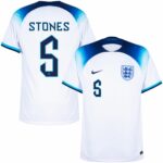 MAILLOT ANGLETERRE DOMICILE COUPE DU MONDE 2022 STONES