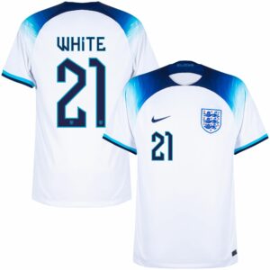 MAILLOT ANGLETERRE DOMICILE COUPE DU MONDE 2022 WHITE