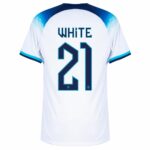 MAILLOT ANGLETERRE DOMICILE COUPE DU MONDE 2022 WHITE