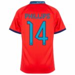 MAILLOT ANGLETERRE EXTERIEUR COUPE DU MONDE 2022 PHILLIPS