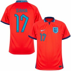 MAILLOT ANGLETERRE EXTERIEUR COUPE DU MONDE 2022 SAKA