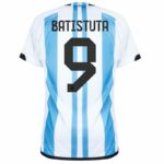 MAILLOT ARGENTINE DOMICILE COUPE DU MONDE 2022 BATISTUTA