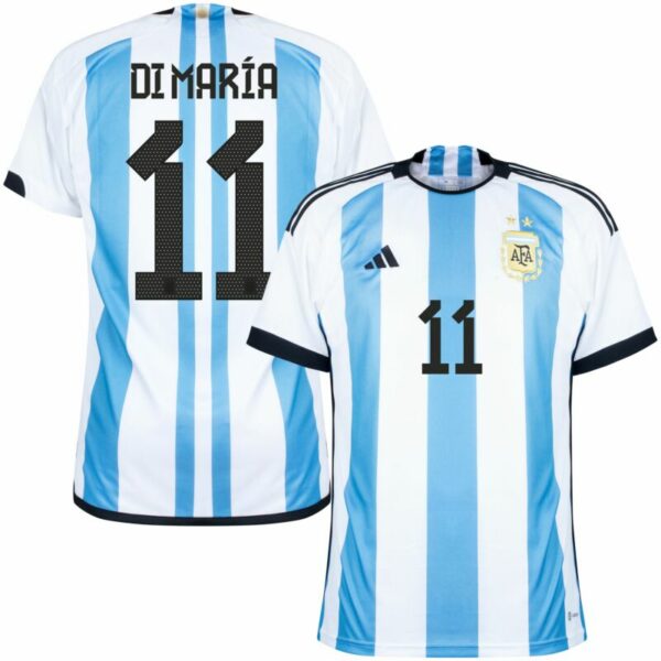 MAILLOT ARGENTINE DOMICILE COUPE DU MONDE 2022 DI MARIA