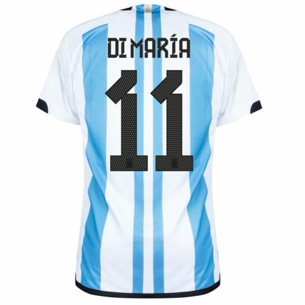 MAILLOT ARGENTINE DOMICILE COUPE DU MONDE 2022 DI MARIA