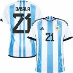 MAILLOT ARGENTINE DOMICILE COUPE DU MONDE 2022 DYBALA