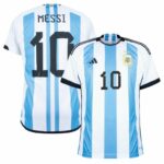 MAILLOT ARGENTINE DOMICILE COUPE DU MONDE 2022 MESSI