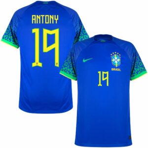 MAILLOT BRESIL EXTERIEUR COUPE DU MONDE 2022 ANTONY