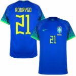 MAILLOT BRESIL EXTERIEUR COUPE DU MONDE 2022 RODRYGO