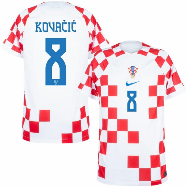 MAILLOT CROATIE DOMICILE COUPE DU MONDE 2022 KOVACIC