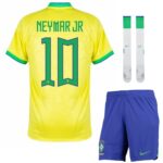 MAILLOT ENFANT DOMICILE BRESIL COUPE DU MONDE 2022 NEYMAR JR