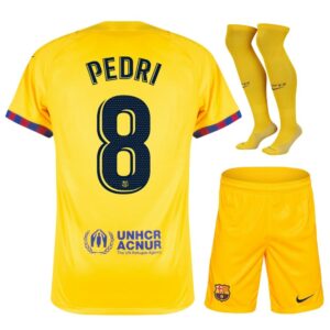 Maillot Kit Enfant Barca 2022 2023 Fourth Pedri