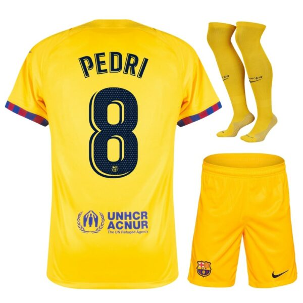 Maillot Kit Enfant Barca 2022 2023 Fourth Pedri