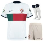 MAILLOT ENFANT PORTUGAL EXTERIEUR EURO 2024 QUALIFICATIONS