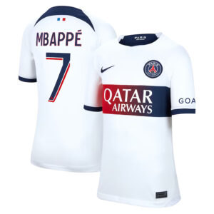 MAILLOT ENFANT PSG EXTERIEUR 2023 2024 Mbappe