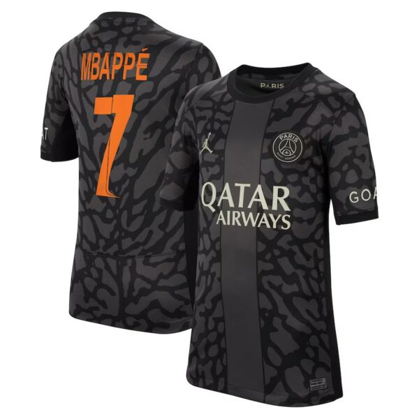 MAILLOT ENFANT PSG THIRD 2023 2024 MBAPPE