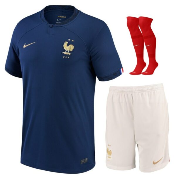 MAILLOT KIT ENFANT EQUIPE DE FRANCE DOMICILE 2023 2024