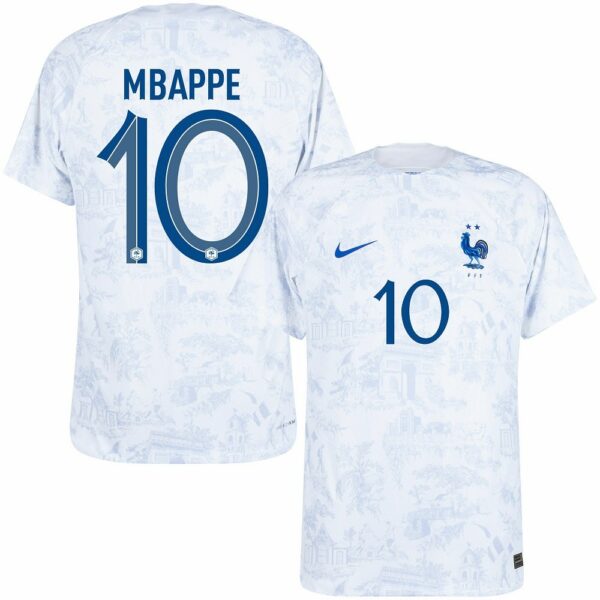 MAILLOT EQUIPE DE FRANCE EXTERIEUR 2023 2024 MBAPPE