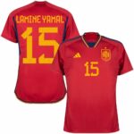 MAILLOT ESPAGNE DOMICILE 2022-2023 LAMINE YAMAL