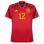 MAILLOT ESPAGNE DOMICILE COUPE DU MONDE 2022 ANSU FATI