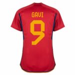 MAILLOT ESPAGNE DOMICILE COUPE DU MONDE 2022 GAVI