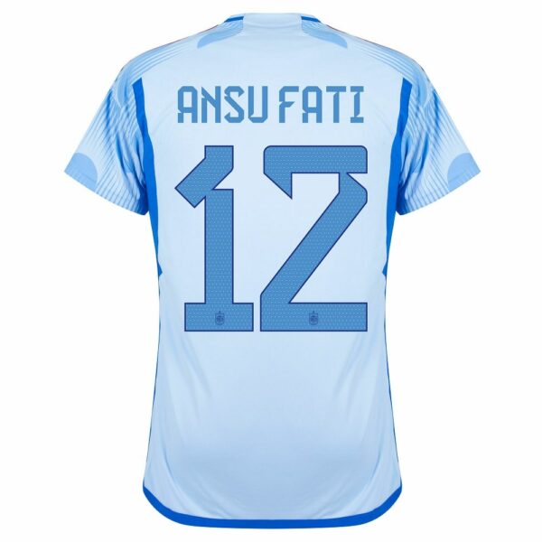 MAILLOT ESPAGNE EXTERIEUR 2023 2024 ANSU FATI