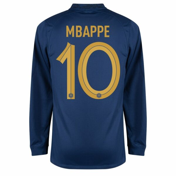 MAILLOT EQUIPE DE FRANCE DOMICILE 2023 2024 MBAPPE MANCHES LONGUES