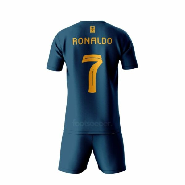 MAILLOT KIT ENFANT AL NASSR RONALDO EXTERIEUR 2023 2024