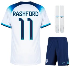 MAILLOT KIT ENFANT ANGLETERRE DOMICILE 2022 2023 RASHFORD