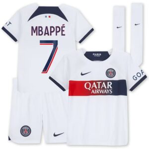 MAILLOT KIT ENFANT PSG EXTERIEUR 2023 2024 MBAPPE