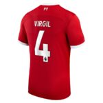 Maillot Kit Enfant Liverpool Domicile 2023 2024 Virgil