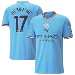 MAILLOT MANCHESTER CITY DOMICILE 2022 2023 DE BRUYNE