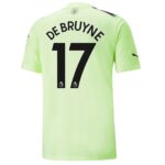 MAILLOT MANCHESTER CITY THIRD 2022 2023 DE BRUYNE