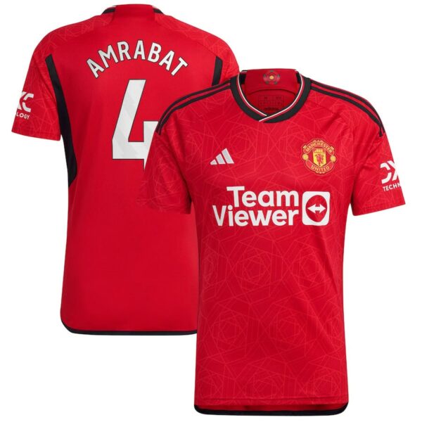 MAILLOT MANCHESTER UNITED DOMICILE 2023 2024 Amrabat