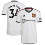 MAILLOT MANCHESTER UNITED EXTERIEUR 2022-23 VAN DE BEEK