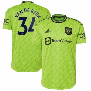 MAILLOT MANCHESTER UNITED THIRD 2022-23 VAN DE BEEK