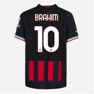 MAILLOT MILAN AC DOMICILE 2022 2023 BRAHIM